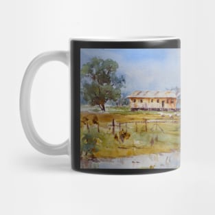 Old Shed on Banks of Lake Cowal, NSW Mug